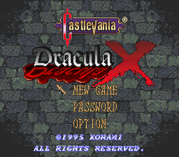 Castlevania – Dracula X – SNES