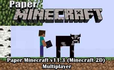 Paper Minecraft v11.3 – Multiplayer