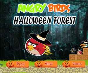 Angry Bird Halloween Forest