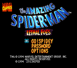 Spider-Man – Lethal Foes (SNES)