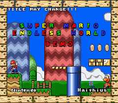 Super Mario Endless World Demo