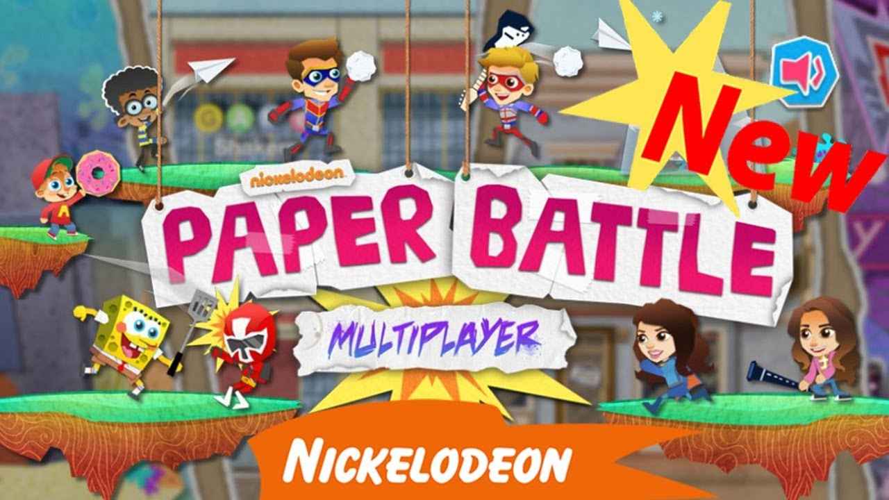 Nickelodeon Paper Battle Multiplayer