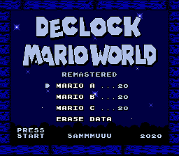 DeClock Mario World Remastered