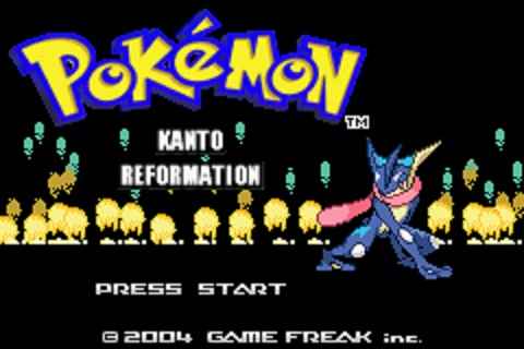 Pokemon Kanto Reformation (GBA)
