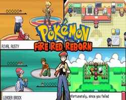 Pokemon Fire Red Reborn (GBA)