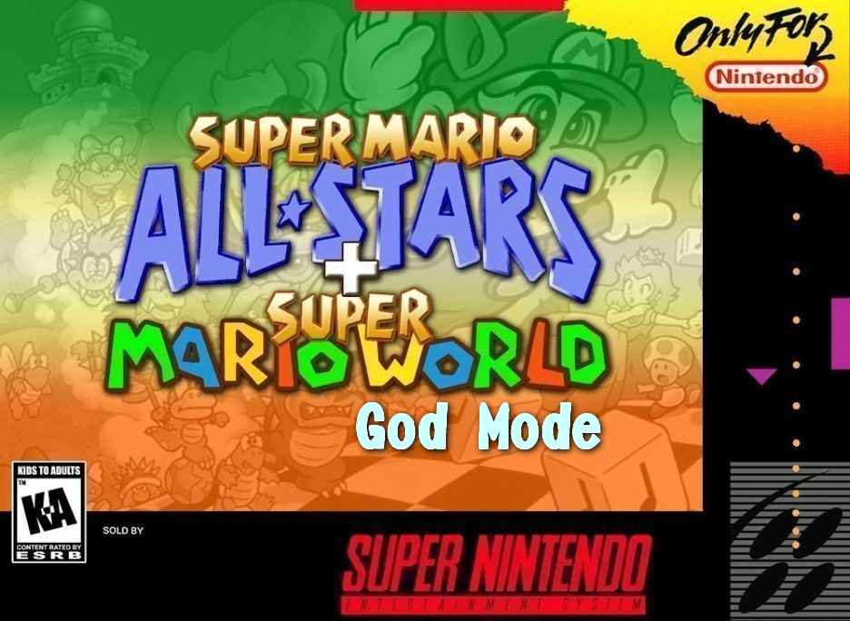 Super Mario All Stars + Super Mario World God Mode
