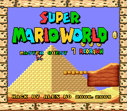 Super Mario World – Master Quest 7 Redrawn