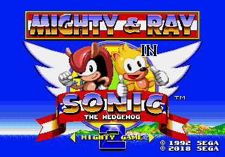 Mighty & Ray in Sonic 2