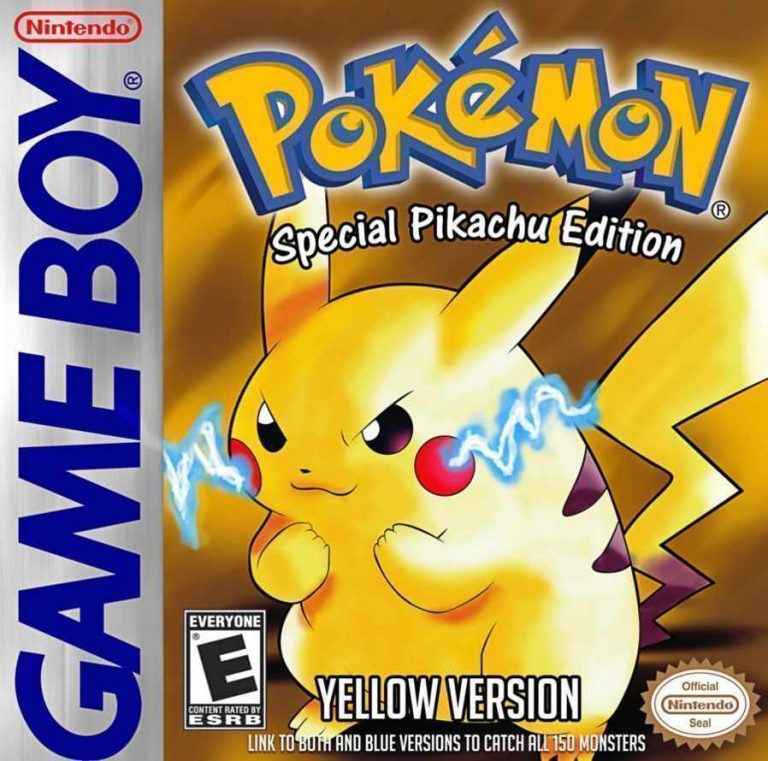 Pokémon – Amarelo (Pikachu) Versão GBC