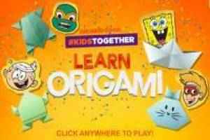 Aprenda Origami com a Nickelodeon