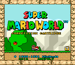 Super Mario World Competition Cartridge