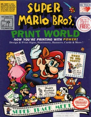 Super Mario Bros. Print World (Commodore 64)