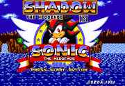 Shadow the Hedgehog in Sonic the Hedgehog