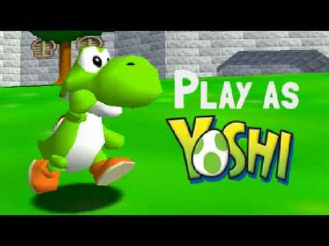 Super Mario 64 – Yoshi Playable