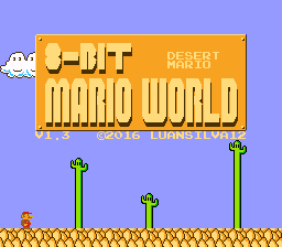 8-bit Mario World – Desert Mario
