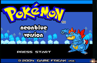 Pokemon Neon Blue (GBA)