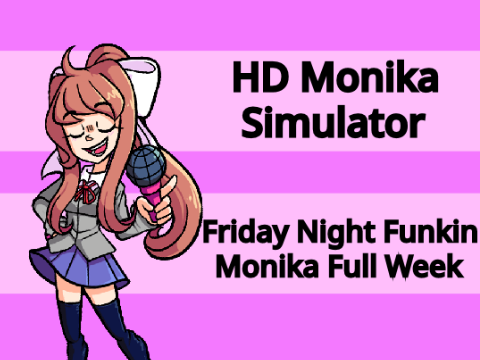 FNF HD Monika Simulator Test