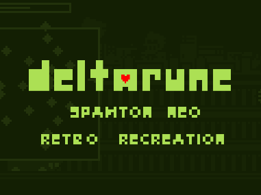 Deltarune Spamton NEO Retro Recreation