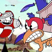 Cuphead: Wally Warbles Boss Fight – Aviary Action